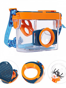 Банка для насекомых с лупой и пинцетом Орбита OT-INL80